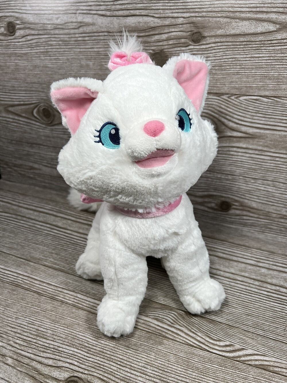 Disney Store Exclusive 14” Marie The Aristocats Plush Stuffed Animal Cat Kitten